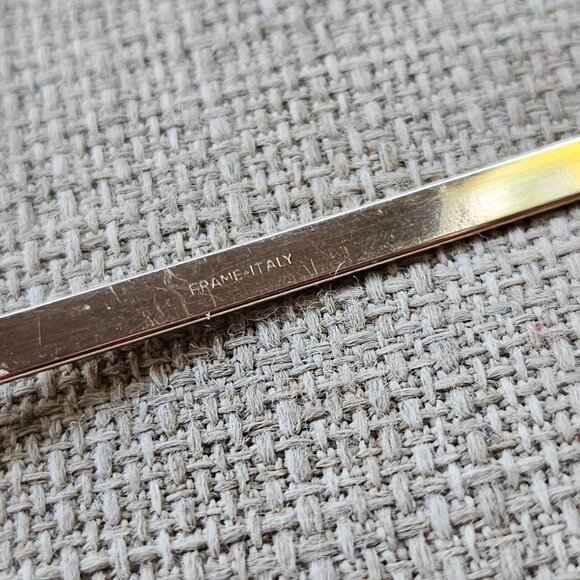 Vintage Safilo Women Eyeglasses Frame Gold Tone Glasses Eye Wear Frame Italy - Picture 10 of 13